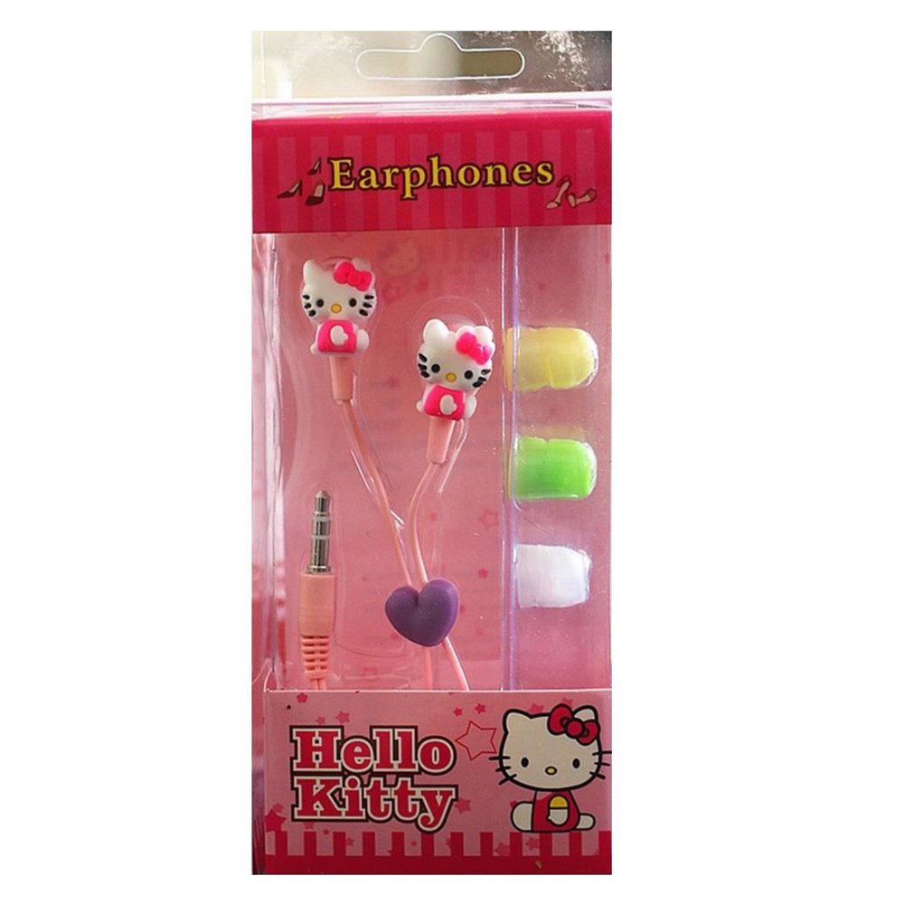 Hello Kitty Earphones for Kids in-Ear Earphone Great Gift to Kids
